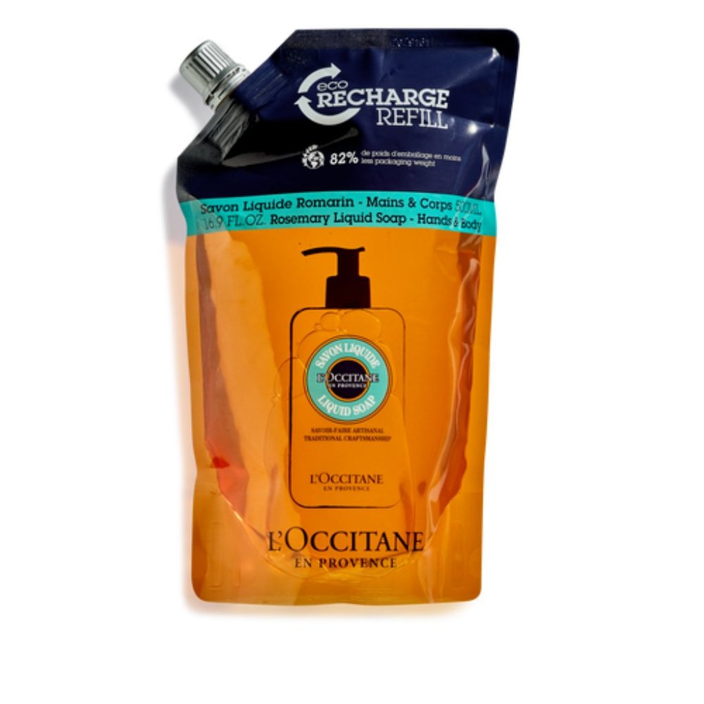 L'occitane ROSEMARY Hand & Body Liquid Soap Refill 500ML New
